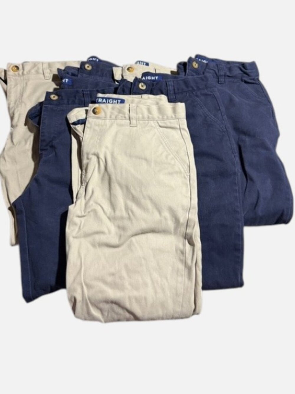 French Toast Size 16 Uniform Pants in Navy and Khaki - Set of 6
